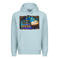 Blue Mist happy birthday jesus Premium Hoodie - RanaPortraitStore