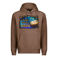Chestnut happy birthday jesus Premium Hoodie - RanaPortraitStore