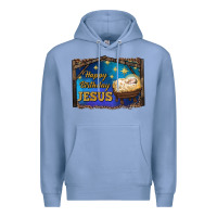 Colony Blue happy birthday jesus Premium Hoodie - RanaPortraitStore
