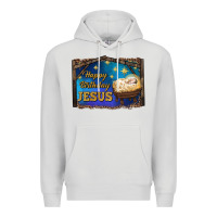 Dove Grey happy birthday jesus Premium Hoodie - RanaPortraitStore
