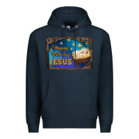 Navy happy birthday jesus Premium Hoodie - RanaPortraitStore