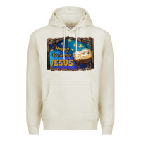 Oatmeal Heather happy birthday jesus Premium Hoodie - RanaPortraitStore