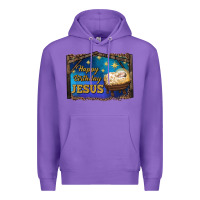 Purple happy birthday jesus Premium Hoodie - RanaPortraitStore