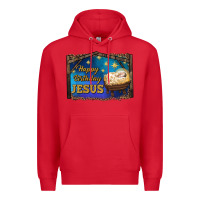 Red happy birthday jesus Premium Hoodie - RanaPortraitStore