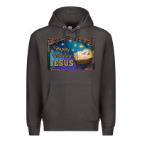 Smoke happy birthday jesus Premium Hoodie - RanaPortraitStore