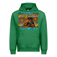 Emerald Rottweiler with western background Urban Hoodie - Artiststas