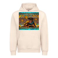 Sandshell Rottweiler with western background Urban Hoodie - Artiststas