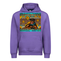 Tulip Rottweiler with western background Urban Hoodie - Artiststas