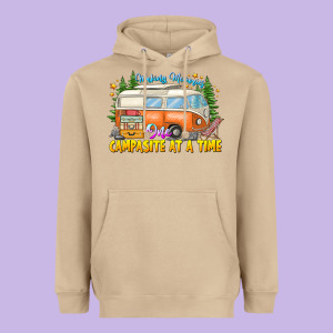 Making Memories Campsites Time Heavyweight Hoodie Designed By Cowhidedigitalart