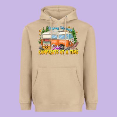 Making Memories Campsites Time Heavyweight Hoodie Designed By Cowhidedigitalart