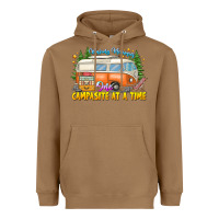 Toasted Coconut Making Memories Campsites Time Heavyweight Hoodie - CowhideDigitalArt