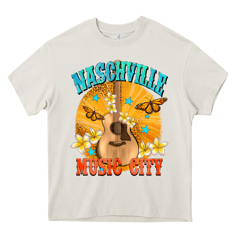 Naschville Music City Heavy Core Tee by NancyCooperArtShop | Teevron