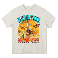 Cream naschville music city Heavy Core Tee - NancyCooperArtShop
