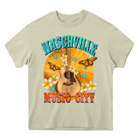 Mossy naschville music city Heavy Core Tee - NancyCooperArtShop