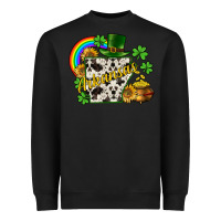 Black Arkansas map St. Patrick's Heavyweight Sweatshirt - CowGirlArtShop
