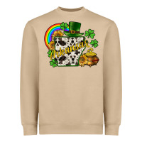 Mushroom Arkansas map St. Patrick's Heavyweight Sweatshirt - CowGirlArtShop
