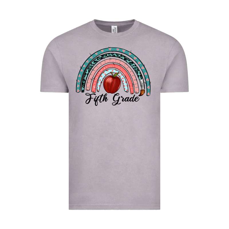 Fifth Grade Rainbow Vintage Tee by RanaPortraitStore | Teevron