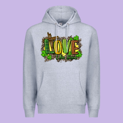 Love Like Jesus St. Patricks Premium Hoodie Designed By Fadigitalartstudio