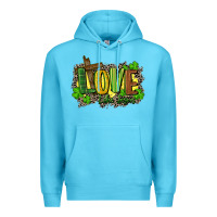 Ocean Blue love like jesus st. patricks Premium Hoodie - FaDigitalArtStudio