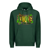 Sports Green love like jesus st. patricks Premium Hoodie - FaDigitalArtStudio