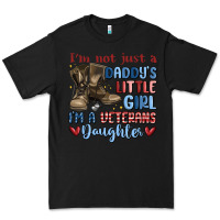 Black i'm not just a daddy's little girl Premium Tee - MaliasSmallBusiness