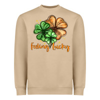 Feeling Lucky With Clover Heavyweight Sweatshirt | Teevron