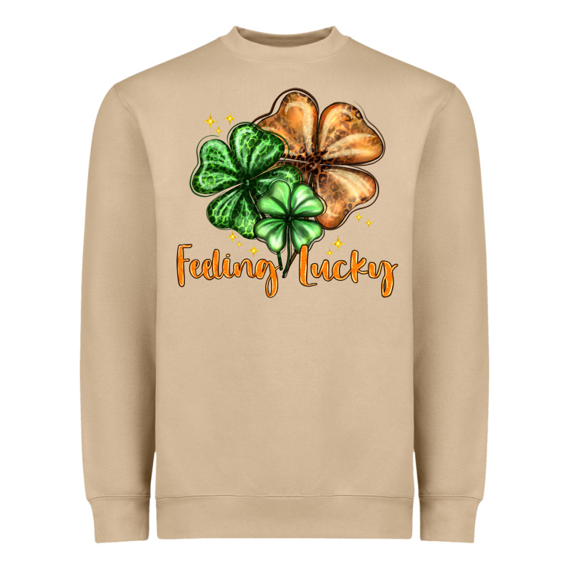 Feeling Lucky With Clover Heavyweight Sweatshirt by HowdyJamesFarm | Teevron