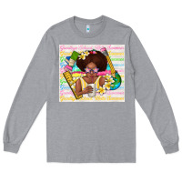 Heather Grey goodbye school hello summer Long Sleeve Tee - TumblerDesignByShophia
