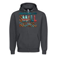 Smoke Minding My Own Small Business Zipper Hoodie - BundleAndBundleShop