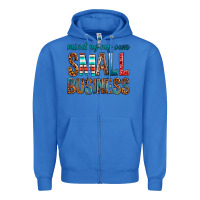 True Royal Minding My Own Small Business Zipper Hoodie - BundleAndBundleShop