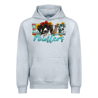Heather Grey love german shorthaired pointers Urban Hoodie - Artiststas