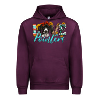 Mauve Wine love german shorthaired pointers Urban Hoodie - Artiststas