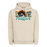 Pigment French Oak love german shorthaired pointers Urban Hoodie - Artiststas