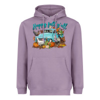 Lavender Happy Fall Y'all Heavyweight Hoodie - LillyAllenDesigns