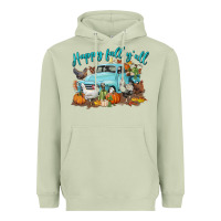 Matcha Happy Fall Y'all Heavyweight Hoodie - LillyAllenDesigns