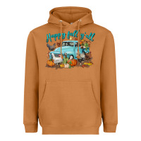 Meerkat Happy Fall Y'all Heavyweight Hoodie - LillyAllenDesigns
