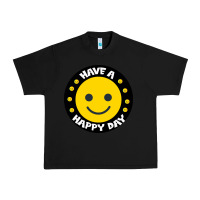 Black Have A Happy Day Urban Heavy Tee - Bettercallsaul