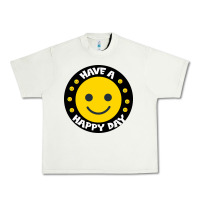 Pistachio Have A Happy Day Urban Heavy Tee - Bettercallsaul