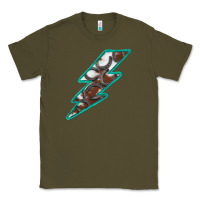Army Green Horseshoe Lightning Classic Tee - Bettercallsaul