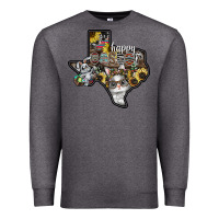Charcoal Heather Happy Easter Texas Premium Sweatshirt - CowhideDigitalArt