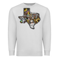 Dove Grey Happy Easter Texas Premium Sweatshirt - CowhideDigitalArt