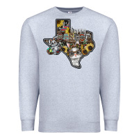 Heather Grey Happy Easter Texas Premium Sweatshirt - CowhideDigitalArt
