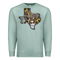 Seafoam Happy Easter Texas Premium Sweatshirt - CowhideDigitalArt