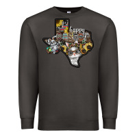 Smoke Happy Easter Texas Premium Sweatshirt - CowhideDigitalArt