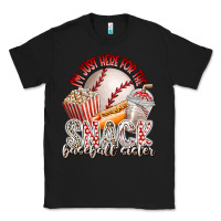 Black i am just here for the snack baseball sister Classic Tee - RacoonDesign