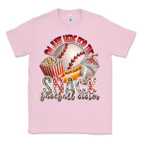 Bubblegum Pink i am just here for the snack baseball sister Classic Tee - RacoonDesign