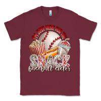 Burgundy i am just here for the snack baseball sister Classic Tee - RacoonDesign