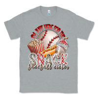 Heather Grey i am just here for the snack baseball sister Classic Tee - RacoonDesign