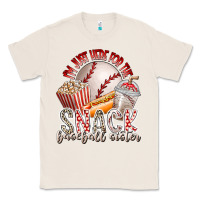 Natural i am just here for the snack baseball sister Classic Tee - RacoonDesign