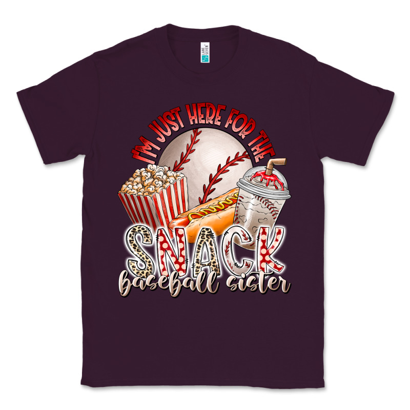 I Am Just Here For The Snack Baseball Sister Classic Tee by RacoonDesign | Teevron
